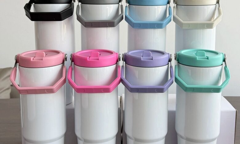 Customizable Tumblers with Crafix: Owala Blanks, Travel Mugs & More