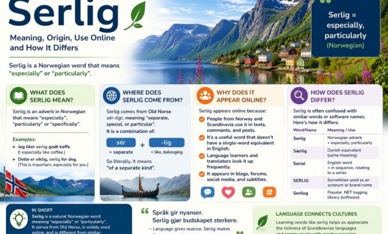 Serlig meaning, origin and modern online uses
